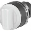 Przełącznik obrotowy 22mm Poz.stab 2 biały IP65 wystający 46-2W28.1CN0.001