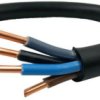 Kabel YKY 4X 10.0 ŻYŁA niebieska RE czarny ziemny drut 0.6/1KV max 60m