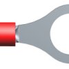 Zacisk oczkowy rozmiar przewodu 1.65mm² Ø , M8 (5/16) izolowany średnica wew 8.33mm Czerwony TE Connectivity