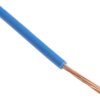 Przewód jednożyłowy linkowy, 2491X, 1,5 mm², 30/0,25 mm, 15 AWG, PVC, 750 V, Niebieski, dł. 100m, RS PRO