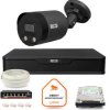 Zestaw monitoringu IP BCS Point 1x Kamera BCS-P-TIP28FWR3L2-Ai2-G Rejestrator z dyskiem 1TB