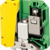 Ground terminal, 2 pole, 0.14-6.0 mm², clamping points: 2, green/yellow, screw connection, 150 A, NSYTRV502PE