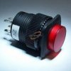 PRZEŁĄCZNIK PRZYCISK OKR.16.2mm STABILNY CZERWONY MKX