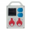 Rozdzielnica przenośna R-BOX 240R 4S 2x16A/5P 2x250V, puste okno IP44 B.1702R