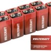 Bateria 9 V VOLTCRAFT 6LR61, alkaliczno-manganowe, 10 szt.