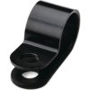 Cable clamp, closed, max. bundle Ø 11 mm, PA, black, (W) 10 mm, 211-60005