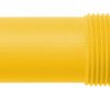4 mm socket, flat plug connection, mounting Ø 12.2 mm, CAT IV, yellow, HSEB 3125 L NI / GE