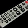 311217 Seki DVD, universal remote control with learning capability, sil