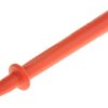 Próbnik, typ końcówki: Sprężynowy, rozmiar: 2mm, 1kV, 1A, Czerwony, Stal nierdzewna