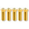 Zestaw 5szt. Dysza V6 0.4mm Mosiądz 1.75mm Prusa E3D HOTEND M6 PLA PETG ABS