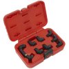 Sealey AK6985 Injector Pipe Socket Set 9pc 3/8"Sq Drive