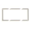 Ramka wypełniająca podwójna serii DECO beżowy 1DRW-2
