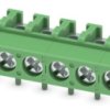 PCB terminal, 8 pole, pitch 5 mm, AWG 26-14, 17.5 A, screw connection, green, 1935378