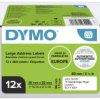 Etykiety do drukarek etykiet DYMO 2093093, 89 x 36 mm, Etykieta adresowa, biały