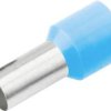 Cimco 187203 Końcówka rurkowa 0.25 mm² z częściową izolacją niebieski 100 szt.