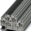 Double level terminal, spring balancer connection, 0.08-4.0 mm², 22 A, 6 kV, gray, 3031539