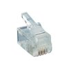 Lumberg P 126 Modular Plug 4p4c RJ10 Plug Piercing Transparent