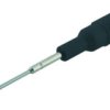 Test probe, socket 4 mm, rigid, 30 V, black, 973601100