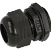 Dławnica; PG19; nylon; IP68; czarny; PG19; 8÷15mm; 24,4mm; z gwintem PG; Howo; RoHS