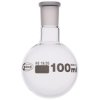 Glassco Jointed Round Bottom Glass Flask with Short Neck 100ml, 19/26 Pack of 10