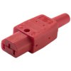 Martin Kaiser 794/rt IEC Connector Plug 10A Red Re-connectable H05VV-F cables