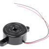 Brzęczyk piezoelektryczny średnica 33.7mm, sygnał ciągły 96dB RS PRO
