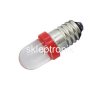 Żarówka wkręcana LED E10 12V czerwona