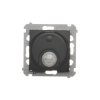 Simon 54 Łącznik z czujnikiem ruchu z przekaźnikiem z zab. (moduł) 8(2)A 230V czarny mat do instalacji 3-przew. DCR11P.01/49
