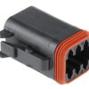 Złącze samochodowe 6-pinowe Deutsch Męski 13A DT Połączenie zagniatane Złącze samochodowe