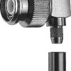 TNC plug 50 Ω, RG-223/U, RG-400/U, RG-142B/U, solder/crimp connection, angled, 100023697