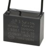 Kondensator rozruchowy do silnika 3.5uF 450VAC, przewody 20cm, 38x18,5x29mm