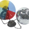 Kula dyskotekowa - zestaw Eurolite 50101855, z napędem, ze zmieniającymi się kolorami