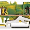 4-wire protective earth terminal, spring-clamp connection, 0.08-4.0 mm², 1 pole, 26 A, 8 kV, yellow/green, 281-657