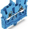 2 wire mini through terminal, push-in connection, 0.14-1.5 mm², 2 pole, 13.5 A, 6 kV, blue, 2050-314