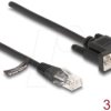 88008 Cable RJ45 male / serial RS-232 D-Sub 9 male, 0.3 m
