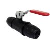LOCKABLE DOUBLE BALL VALVE Ø 16,5