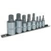 Sealey AK6214 Spline Socket Bit Set 8pc 1/4", 3/8" and 1/2" Square Drive