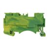 Złączka szynowa 1,5mm2 1P 3-przewodowa zacisk push-in żółto-zielona PE DS1.5-TW-PE-01P-1C