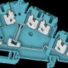 3093230000 Multi-tier terminal block S2T SNAP IN, 2.5 mm², blue