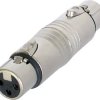 Adapter XLR NA3FF złącze żeńskie XLR - złącze żeńskie XLR Neutrik NA3FF 1 szt.