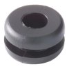 HellermannTyton 633-02070 HV1207-PVC-BK-M1 Grommet Black 6.4 x 1.5