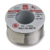 Lutowie z ołowiem średnica 0.5mm RS PRO 40% Pb temp. topnienia 183°C 250g 60% Zn
