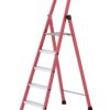 Drabina schodkowa l. stopni: 5 Włókno szklane wysokość 1.15m TUBESCA do 150kg 8kg