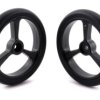 Pololu Wheel for Micro Servo Splines (20T, 4.8mm) - 40×7mm, Black, 2-Pack