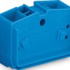 Conductor center terminal, 1 pole, 0.08-2.5 mm², clamping points: 4, blue, cage clamp, 24 A, 264-354