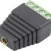 Złącze żeńskie laboratoryjne Conrad Components złącze, proste Średnica pina: 4 mm czarny 93013c1126 1 szt.