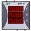Woltomierz 3-Fazowy Cyfrowy Modułowy 100-300V Ac Dokładność 0,5 Truerms Dmv-3T