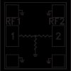 Fixed, 12 mil Thru Line Passive Attenuator Chip, DC - 50 GHz