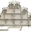 Multi level terminal block, spring balancer connection, 0.5-2.5 mm², 24 A, 6 kV, dark beige, 1208920000