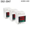 Miernik 6w1 D52-2047 200-450V 100A szyna DIN